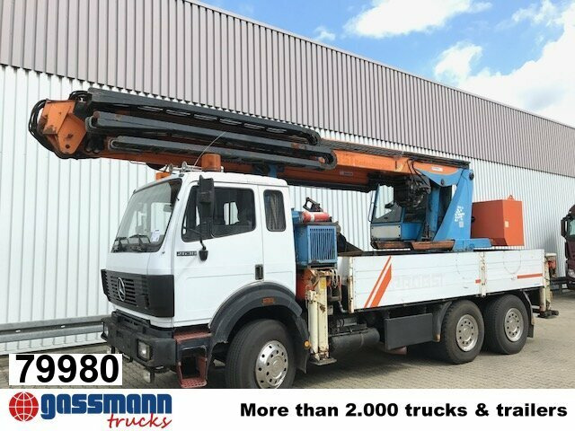 Mercedes-Benz 2638 K 6x4 mit Heckkran Palfinger PK 68000 - شاحنة كرين: صور 1 Mercedes-Benz 2638 K 6x4 mit Heckkran Palfinger PK 68000 - شاحنة كرين: صور 1