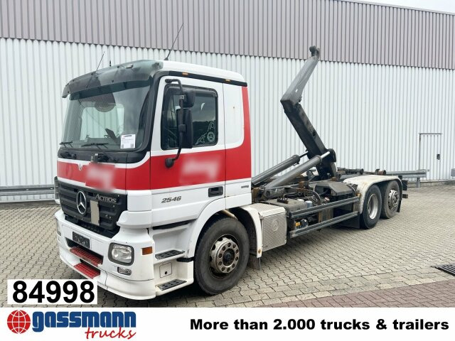 Mercedes-Benz Actros 2546 L 6x2/48, Lift-/Lenkachse, RK 20.70 - شاحنة ذات الخطاف: صور 1 Mercedes-Benz Actros 2546 L 6x2/48, Lift-/Lenkachse, RK 20.70 - شاحنة ذات الخطاف: صور 1