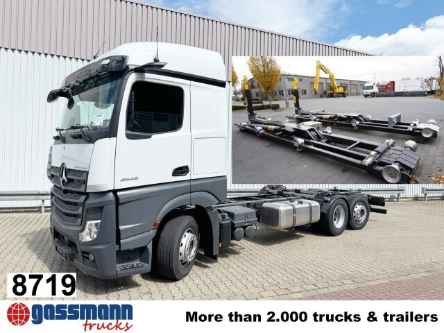 Mercedes-Benz Actros 2548 L 6x2, Retarder, Lenk-/Liftachse, - شاحنة ذات الخطاف: صور 1 Mercedes-Benz Actros 2548 L 6x2, Retarder, Lenk-/Liftachse, - شاحنة ذات الخطاف: صور 1