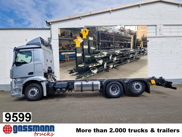 Mercedes-Benz Actros 2553 LL 6x2/46, Retarder, Liftachse, - شاحنة ذات الخطاف: صور 1 Mercedes-Benz Actros 2553 LL 6x2/46, Retarder, Liftachse, - شاحنة ذات الخطاف: صور 1