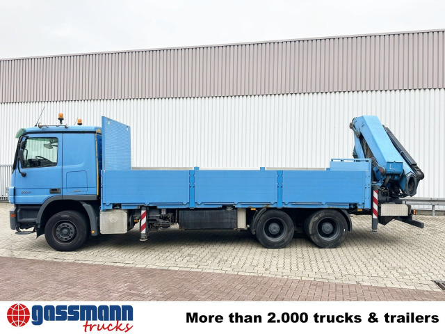 Mercedes-Benz Actros 2741 L 6x4, Twist-Lock ausz. auf 3m, - شاحنات مسطحة, شاحنة كرين: صور 2 Mercedes-Benz Actros 2741 L 6x4, Twist-Lock ausz. auf 3m, - شاحنات مسطحة, شاحنة كرين: صور 2