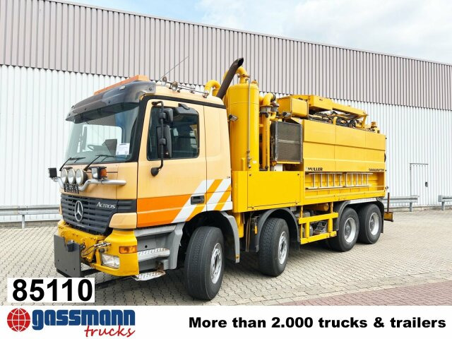 Mercedes-Benz Actros 3243 K 8x4/4, Müller Saug- und - سياره كنس شوارع: صور 1 Mercedes-Benz Actros 3243 K 8x4/4, Müller Saug- und - سياره كنس شوارع: صور 1