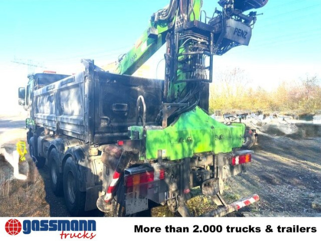 Mercedes-Benz Actros 3341 K 6x4, Bormatik links, Heckkran Penz - قلابات, شاحنة كرين: صور 3 Mercedes-Benz Actros 3341 K 6x4, Bormatik links, Heckkran Penz - قلابات, شاحنة كرين: صور 3