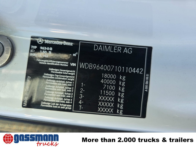 Mercedes-Benz Arocs 1827/30 A 4x4, mehrfach vorhanden! - الشاسيه شاحنة: صور 4 Mercedes-Benz Arocs 1827/30 A 4x4, mehrfach vorhanden! - الشاسيه شاحنة: صور 4