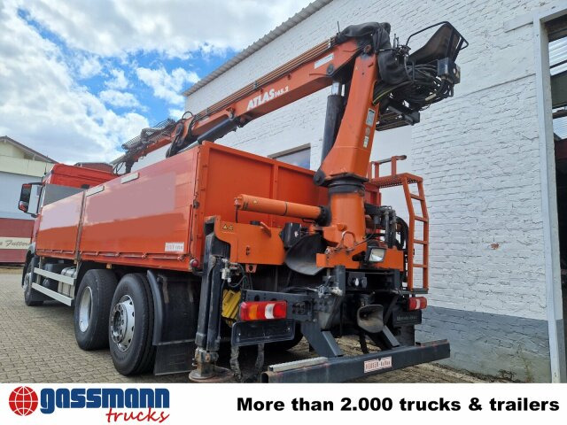 شاحنات مسطحة, شاحنة كرين Mercedes-Benz Arocs 2545 L/6x2/4, Atlas Kran, 145.2-A19 VB,: صور 8
