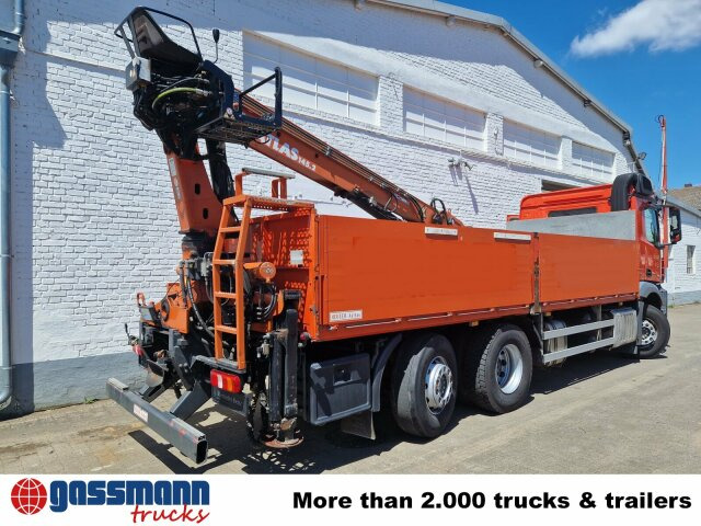 شاحنات مسطحة, شاحنة كرين Mercedes-Benz Arocs 2545 L/6x2/4, Atlas Kran, 145.2-A19 VB,: صور 7