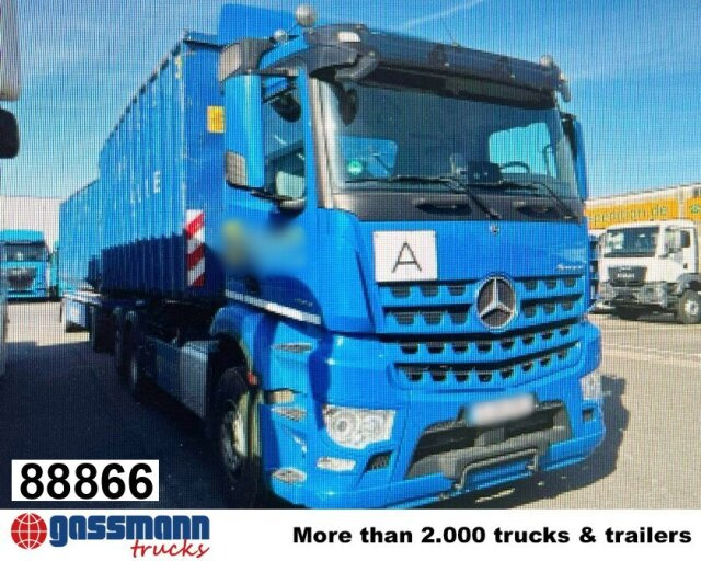 Mercedes-Benz Arocs 2553 L 6x2, Lenk-/Liftachse, Navi - شاحنة ذات الخطاف: صور 1 Mercedes-Benz Arocs 2553 L 6x2, Lenk-/Liftachse, Navi - شاحنة ذات الخطاف: صور 1