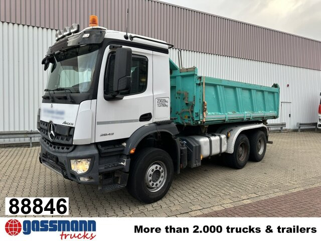 Mercedes-Benz Arocs 2643 K 6x4, Rollplane, Meiller - قلابات: صور 1 Mercedes-Benz Arocs 2643 K 6x4, Rollplane, Meiller - قلابات: صور 1