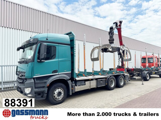 Mercedes-Benz Arocs 2651 L 6x4, Retarder, StreamSpace, - شاحنة قطع الأشجار, شاحنة كرين: صور 1 Mercedes-Benz Arocs 2651 L 6x4, Retarder, StreamSpace, - شاحنة قطع الأشجار, شاحنة كرين: صور 1