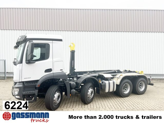 Mercedes-Benz Arocs 3240 8x4/42, Motorabtrieb - شاحنة ذات الخطاف: صور 1 Mercedes-Benz Arocs 3240 8x4/42, Motorabtrieb - شاحنة ذات الخطاف: صور 1