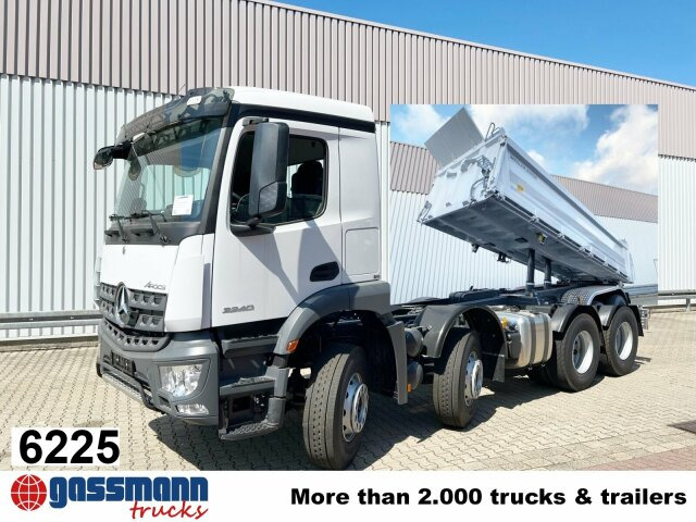 Mercedes-Benz Arocs 3240 8x4, Meiller 3-Seiten Kipper, ca. - قلابات: صور 1 Mercedes-Benz Arocs 3240 8x4, Meiller 3-Seiten Kipper, ca. - قلابات: صور 1