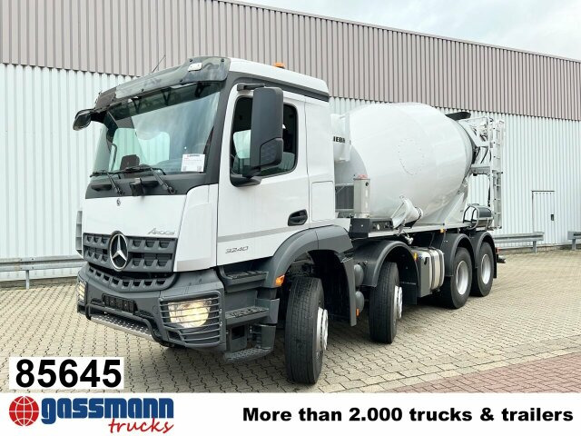 Mercedes-Benz Arocs 3240 B 8x4/4, Liebherr HTM 905 Mischer ca. - شاحنة خلاطة خرسانة: صور 1 Mercedes-Benz Arocs 3240 B 8x4/4, Liebherr HTM 905 Mischer ca. - شاحنة خلاطة خرسانة: صور 1