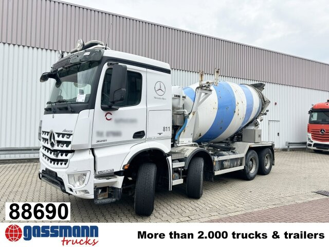 Mercedes-Benz Arocs 3251 8x4/4, Betonmischer Liebherr ca. 9m³ - شاحنة خلاطة خرسانة: صور 1 Mercedes-Benz Arocs 3251 8x4/4, Betonmischer Liebherr ca. 9m³ - شاحنة خلاطة خرسانة: صور 1