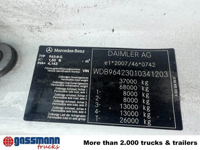 Mercedes-Benz Arocs 3253 K 8x4/4, Retarder, Stahlmulde ca. - قلابة شاحنة: صور 2 Mercedes-Benz Arocs 3253 K 8x4/4, Retarder, Stahlmulde ca. - قلابة شاحنة: صور 2