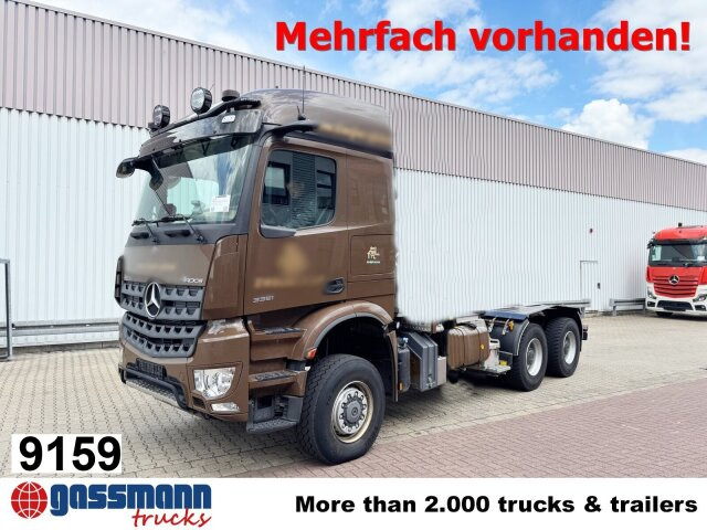 Mercedes-Benz Arocs 3351 LS 6x6, Grounder, MirrorCam, Navi - الشاسيه شاحنة: صور 1 Mercedes-Benz Arocs 3351 LS 6x6, Grounder, MirrorCam, Navi - الشاسيه شاحنة: صور 1