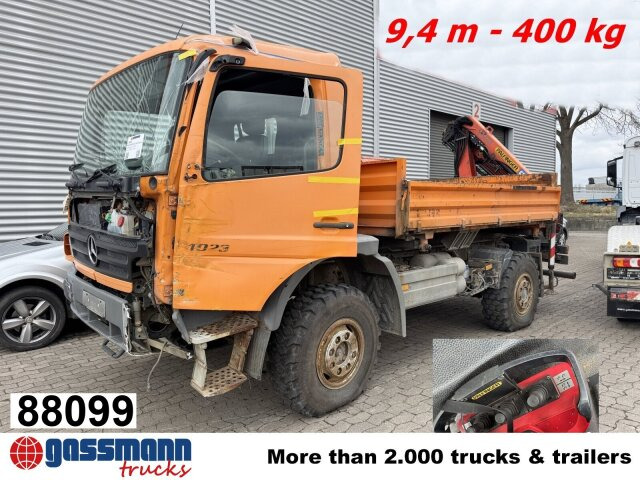 Mercedes-Benz Atego 1023 A 4x4, Einzelbereifung, Heckkran - الشاسيه شاحنة, شاحنة كرين: صور 1 Mercedes-Benz Atego 1023 A 4x4, Einzelbereifung, Heckkran - الشاسيه شاحنة, شاحنة كرين: صور 1