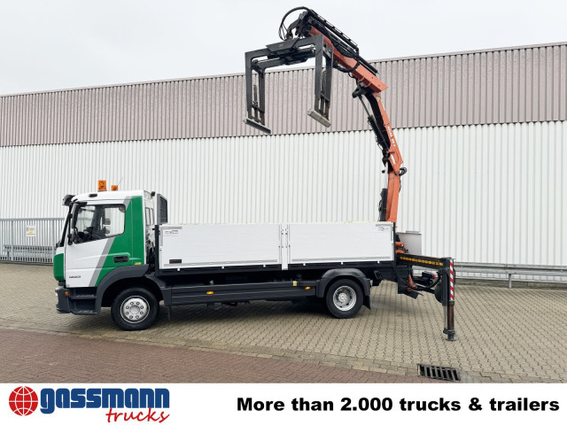 Mercedes-Benz Atego 1223 L 4x2 mit Heckkran Atlas 88.3-A2L, - شاحنات مسطحة, شاحنة كرين: صور 2 Mercedes-Benz Atego 1223 L 4x2 mit Heckkran Atlas 88.3-A2L, - شاحنات مسطحة, شاحنة كرين: صور 2