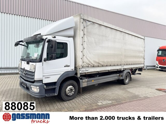 Mercedes-Benz Atego 1530 L 4x2 mit LBW Dhollandia - شاحنات مسطحة: صور 1 Mercedes-Benz Atego 1530 L 4x2 mit LBW Dhollandia - شاحنات مسطحة: صور 1