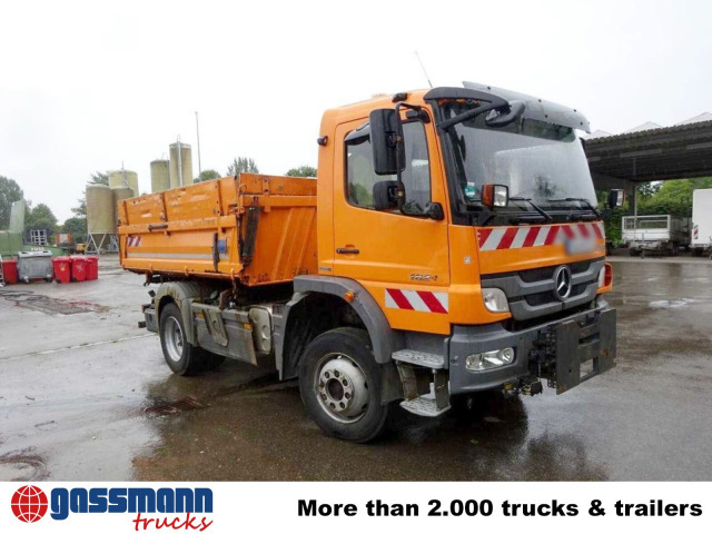 Mercedes-Benz Atego 1624 AK 4x4, AT-Motor, - قلابات, شاحنة كرين: صور 2 Mercedes-Benz Atego 1624 AK 4x4, AT-Motor, - قلابات, شاحنة كرين: صور 2