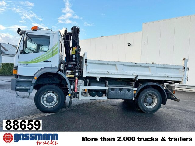 Mercedes-Benz Atego 1823AK 4x4, Kran HIAB, Bordmatik - قلابات, شاحنة كرين: صور 1 Mercedes-Benz Atego 1823AK 4x4, Kran HIAB, Bordmatik - قلابات, شاحنة كرين: صور 1
