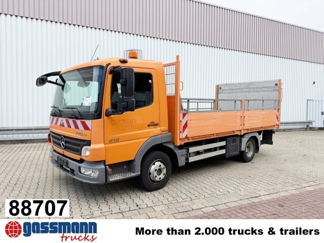 Mercedes-Benz Atego 818 4x2 mit LBW BÄR - شاحنات مسطحة: صور 1 Mercedes-Benz Atego 818 4x2 mit LBW BÄR - شاحنات مسطحة: صور 1