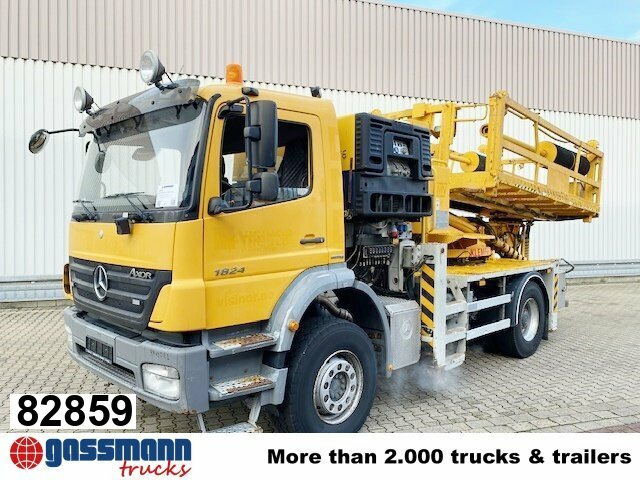 Mercedes-Benz Axor 1824 K 4x2, AMV Hubsteiger + Kompressor, - مصاعد الازدهار محمولة على شاحنة: صور 1 Mercedes-Benz Axor 1824 K 4x2, AMV Hubsteiger + Kompressor, - مصاعد الازدهار محمولة على شاحنة: صور 1