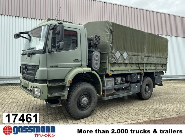 Mercedes-Benz Axor 1829 A 4x4, Ex- - شاحنات مسطحة: صور 1 Mercedes-Benz Axor 1829 A 4x4, Ex- - شاحنات مسطحة: صور 1