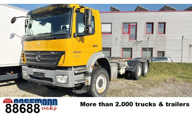 Mercedes-Benz Axor 2629 K 6x4, PTO, Steel, Manual, 6-Zylinder - الشاسيه شاحنة: صور 1 Mercedes-Benz Axor 2629 K 6x4, PTO, Steel, Manual, 6-Zylinder - الشاسيه شاحنة: صور 1