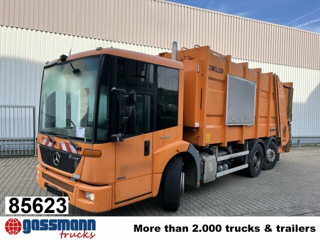 Mercedes-Benz Econic 2633 L 6x2/4 NLA, Lenkachse, Zöller - شاحنة القمامة: صور 1 Mercedes-Benz Econic 2633 L 6x2/4 NLA, Lenkachse, Zöller - شاحنة القمامة: صور 1