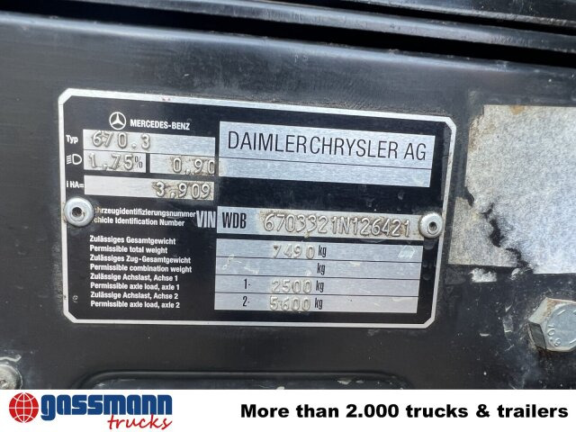 Mercedes-Benz Vario 816 D 4x2 Doka, 2x AHK, Meiller Kipper - قلابات: صور 5 Mercedes-Benz Vario 816 D 4x2 Doka, 2x AHK, Meiller Kipper - قلابات: صور 5