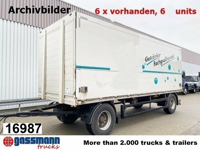 Orten PRASQ 18 Getränkeanhänger, Stapleraufnahme, 6 - بصندوق مغلق مقطورة: صور 1 Orten PRASQ 18 Getränkeanhänger, Stapleraufnahme, 6 - بصندوق مغلق مقطورة: صور 1