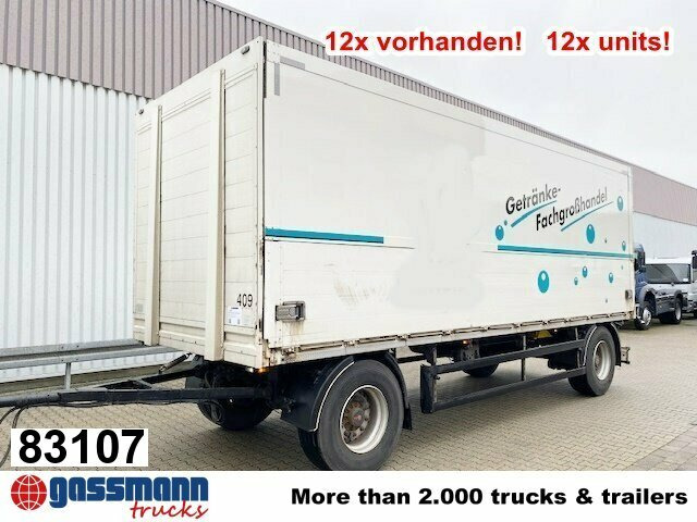 Orten PRASQ 18 Getränkeanhänger, Stapleraufnahme, - بصندوق مغلق مقطورة: صور 1 Orten PRASQ 18 Getränkeanhänger, Stapleraufnahme, - بصندوق مغلق مقطورة: صور 1