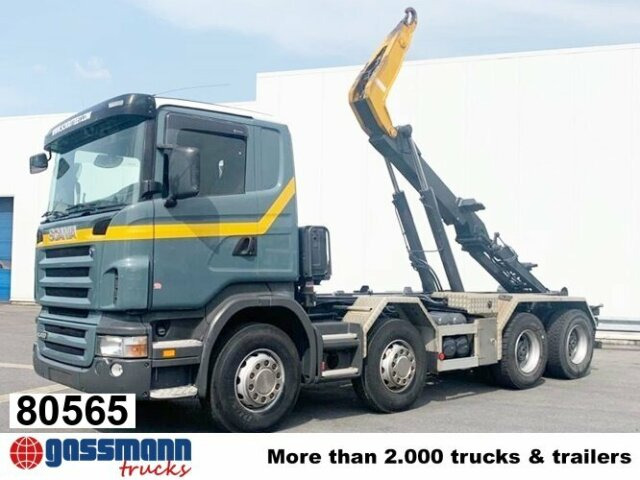 Scania R420 CB 8x4 MNZ, Retarder, Euro4 - شاحنة ذات الخطاف: صور 1 Scania R420 CB 8x4 MNZ, Retarder, Euro4 - شاحنة ذات الخطاف: صور 1
