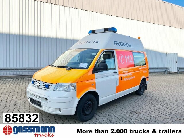 Volkswagen T5 2.5 TDI 4x2, Krankenwagen - سيارة إسعاف: صور 1 Volkswagen T5 2.5 TDI 4x2, Krankenwagen - سيارة إسعاف: صور 1