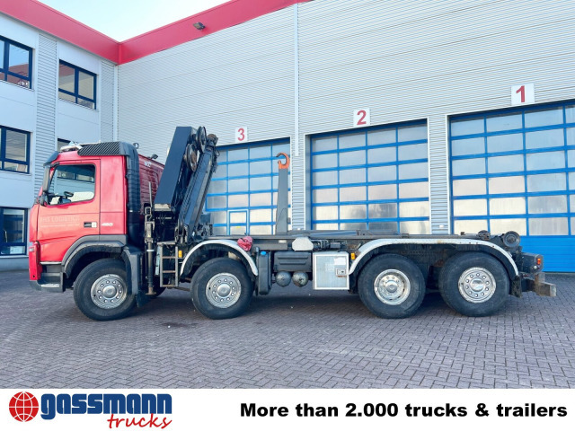 Volvo FM 460 8x2-6, Lenk-/Liftachse, Kran HMF 2020-K4, - شاحنة ذات الخطاف, شاحنة كرين: صور 3 Volvo FM 460 8x2-6, Lenk-/Liftachse, Kran HMF 2020-K4, - شاحنة ذات الخطاف, شاحنة كرين: صور 3