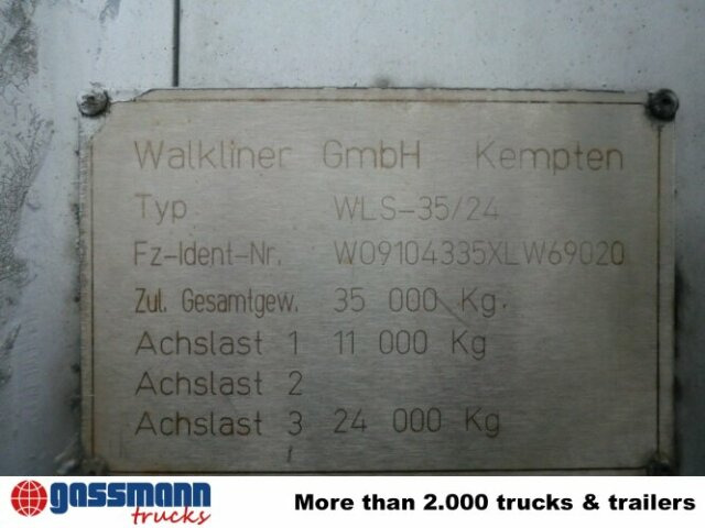 WALKLINER WLS 35/24, Walkingfloor mit Klappen - أرضية المشي نصف مقطورة: صور 2 WALKLINER WLS 35/24, Walkingfloor mit Klappen - أرضية المشي نصف مقطورة: صور 2