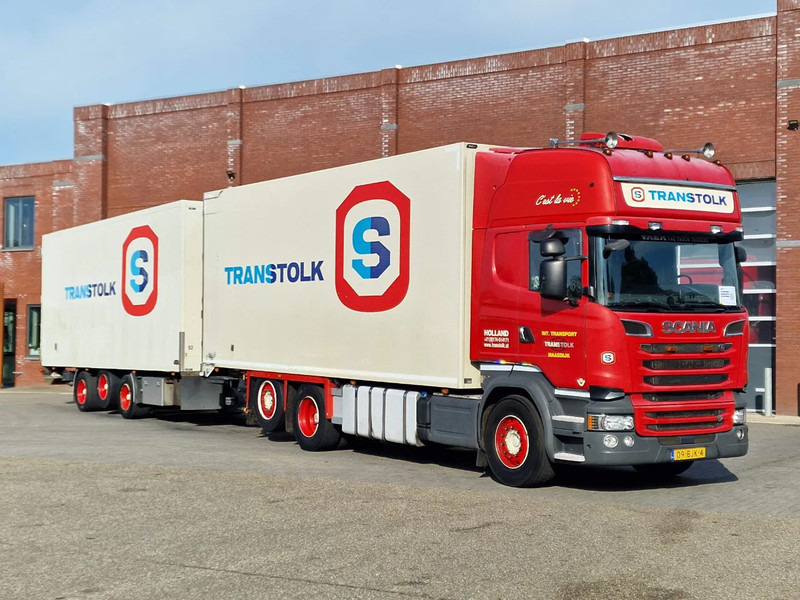 Scania R580 Topline 6x2*4 Frigo + Burg trailer - Retarder - Steering axle - Night clima - مبردة شاحنة: صور 1 Scania R580 Topline 6x2*4 Frigo + Burg trailer - Retarder - Steering axle - Night clima - مبردة شاحنة: صور 1