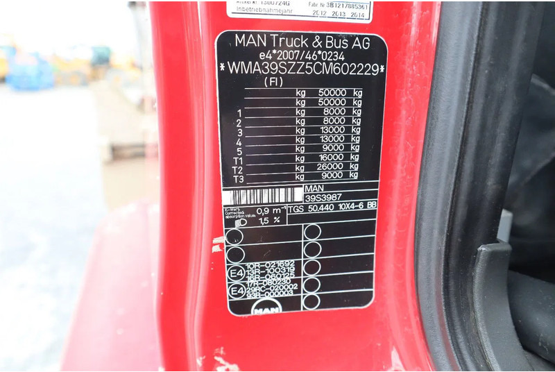 شاحنة خلاطة خرسانة MAN TGS 50.440 | 10X4*6 | SARAKA 28 METER | 8M3 MIXER: صور 20