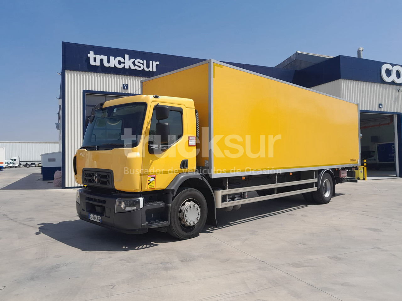 RENAULT D280.18   21P - بصندوق مغلق شاحنة: صور 1 RENAULT D280.18   21P - بصندوق مغلق شاحنة: صور 1