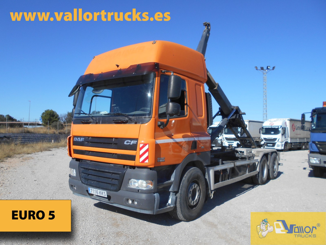 DAF CF 85.460 - شاحنة ذات الخطاف: صور 1 DAF CF 85.460 - شاحنة ذات الخطاف: صور 1
