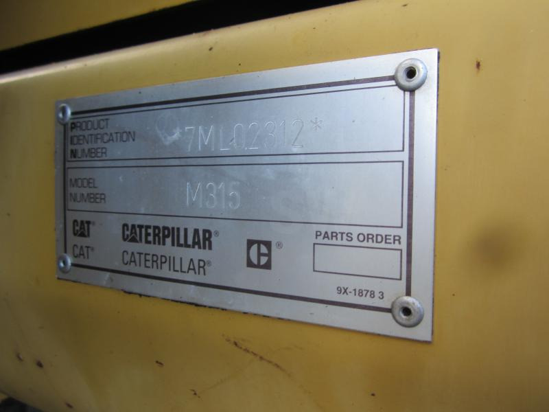 Caterpillar M315 - حفارة على عجلات: صور 4 Caterpillar M315 - حفارة على عجلات: صور 4
