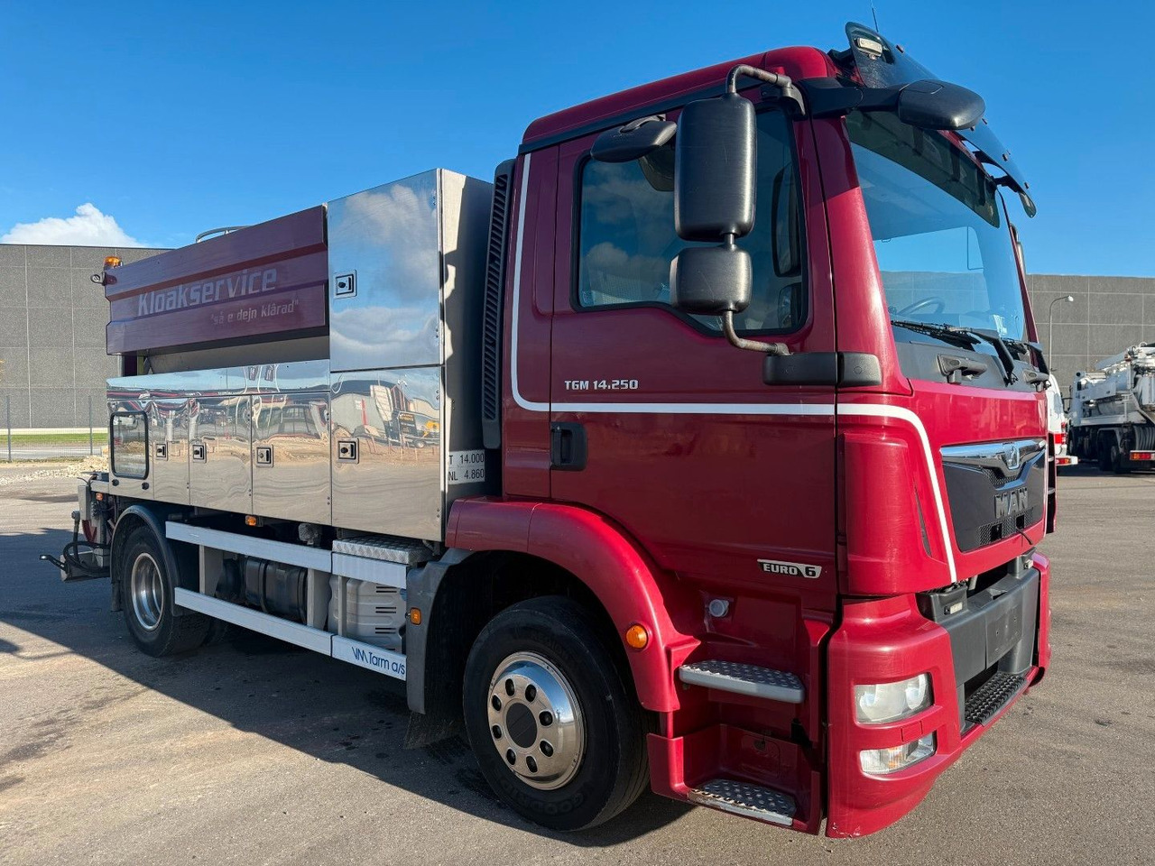 MAN TGM 14.250 VM-Tarm Stainless Steel 4000 l. Kombi - فراغ شاحنة: صور 2 MAN TGM 14.250 VM-Tarm Stainless Steel 4000 l. Kombi - فراغ شاحنة: صور 2