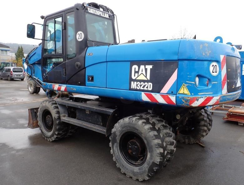 Caterpillar M322D - حفارة على عجلات: صور 4 Caterpillar M322D - حفارة على عجلات: صور 4