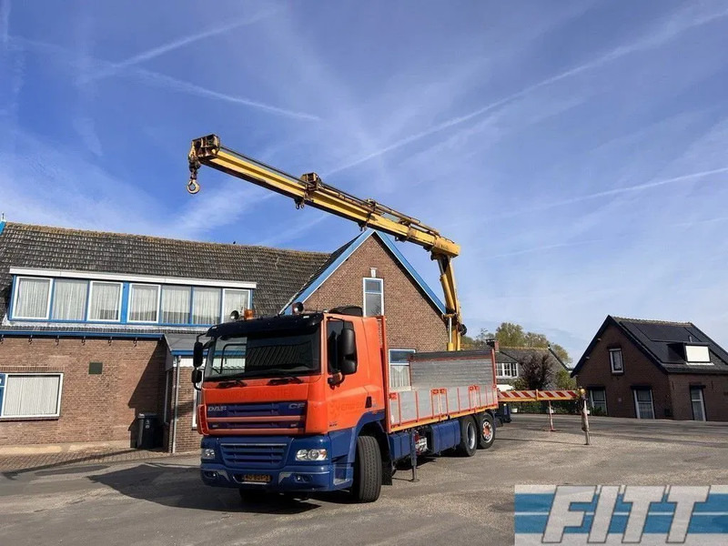 DAF FAN CF 85/410 EEV 6x2, 670 openlaadbak, HIAB 288 4x uit - شاحنة كرين: صور 1 DAF FAN CF 85/410 EEV 6x2, 670 openlaadbak, HIAB 288 4x uit - شاحنة كرين: صور 1