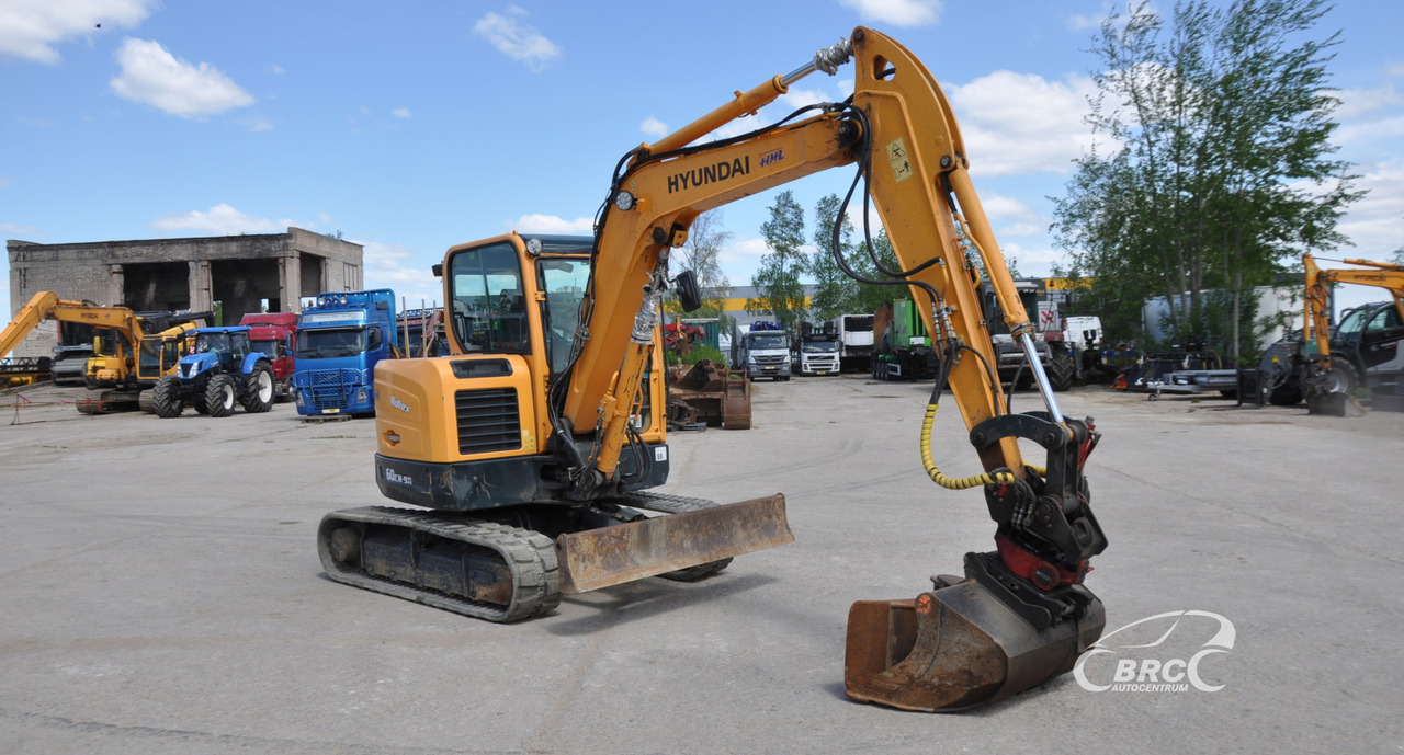 Hyundai R60CR-9A - حفارة مصغرة: صور 2 Hyundai R60CR-9A - حفارة مصغرة: صور 2