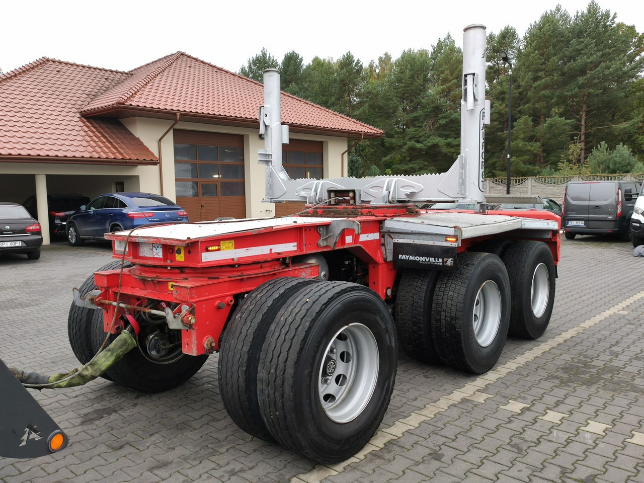 Faymonville Wózek 3-Osie FlexMAX 12T Do drzewa Do drewna Do Lasu 2019/2020r - مقطورة اخشاب: صور 4 Faymonville Wózek 3-Osie FlexMAX 12T Do drzewa Do drewna Do Lasu 2019/2020r - مقطورة اخشاب: صور 4