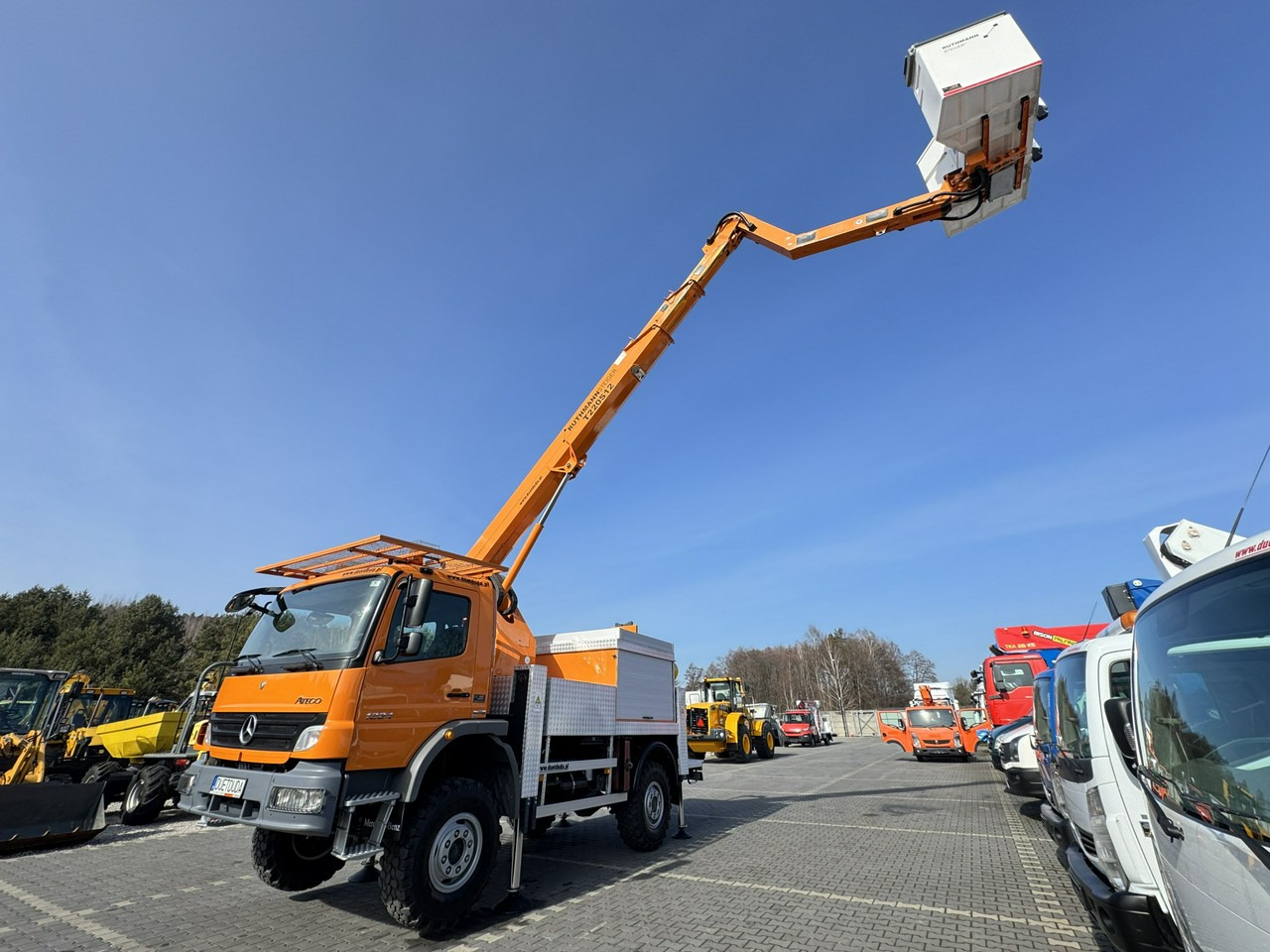 مصاعد الازدهار محمولة على شاحنة Mercedes Atego 1324 4x4 Zwyżka RUTHMANN STEIGER T220S12 Podnośnik Koszowy: صور 8
