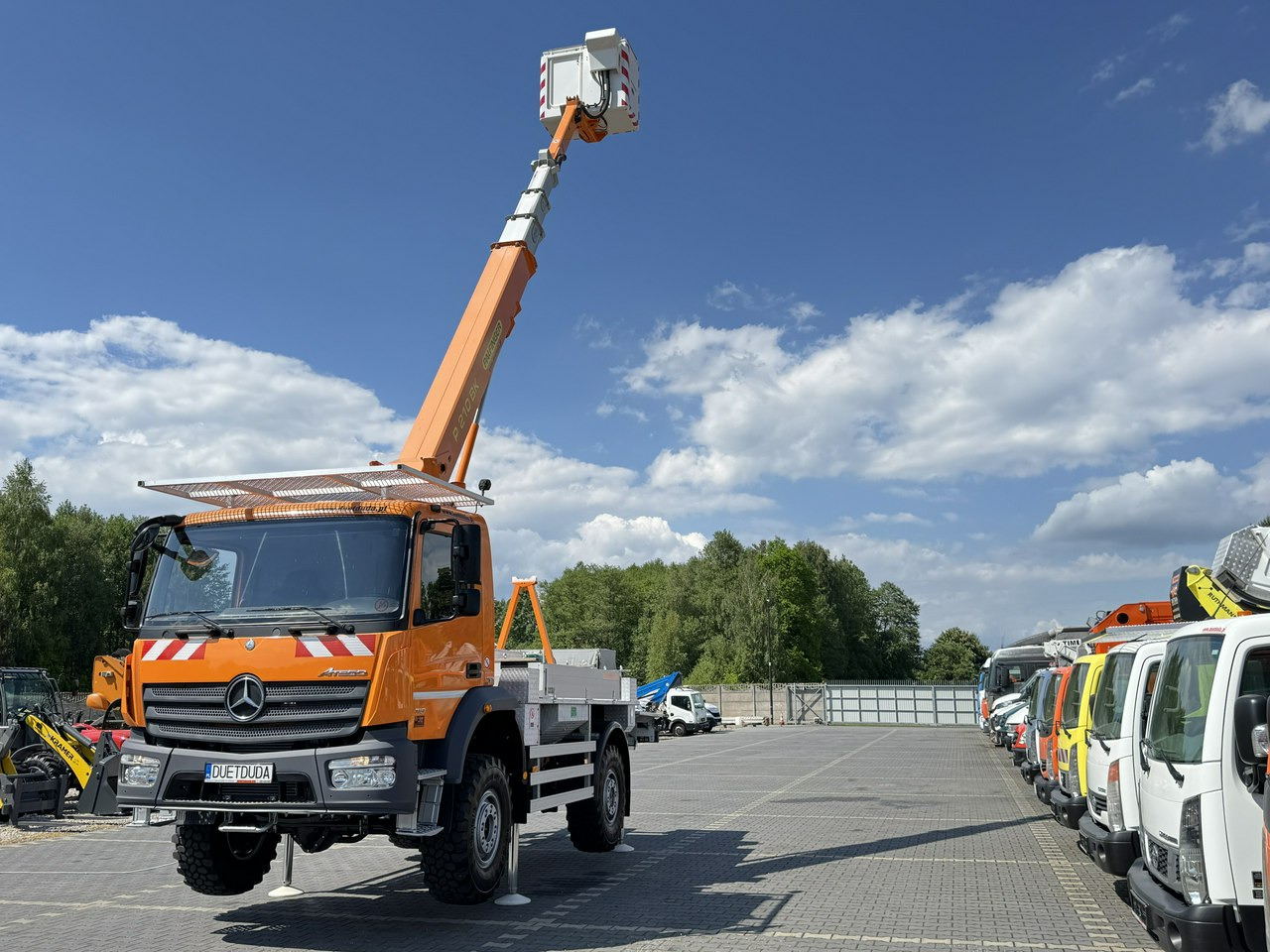 مصاعد الازدهار محمولة على شاحنة Mercedes Atego 718 E6 4x4 Zwyżka PALFINGER P210 BK Podnośnik Koszowy: صور 9