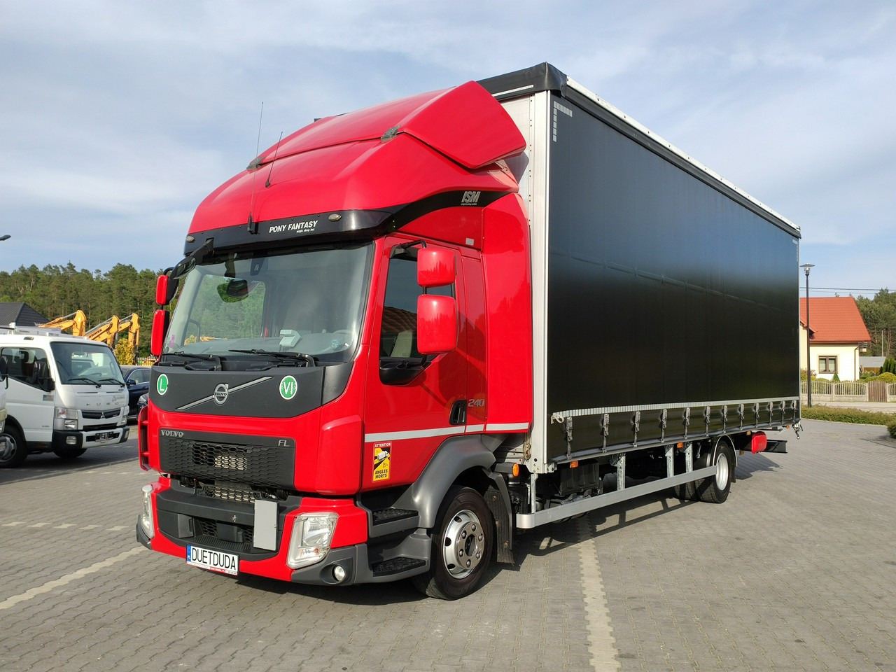 Volvo FL12.240 E6 Firana Tył Drzwi Dach Zsuwany Bogato Wyposażony !!! - شاحنة ستارة: صور 2 Volvo FL12.240 E6 Firana Tył Drzwi Dach Zsuwany Bogato Wyposażony !!! - شاحنة ستارة: صور 2