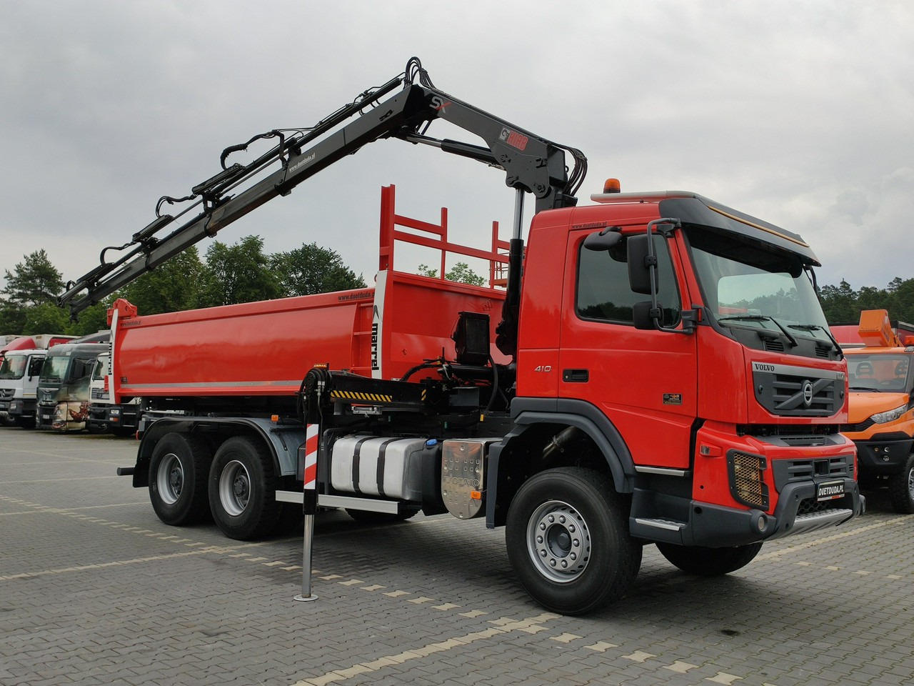 Volvo FMX 410 6x4 13L HDS Radiowy Hydroburta - قلابات, شاحنة كرين: صور 4 Volvo FMX 410 6x4 13L HDS Radiowy Hydroburta - قلابات, شاحنة كرين: صور 4